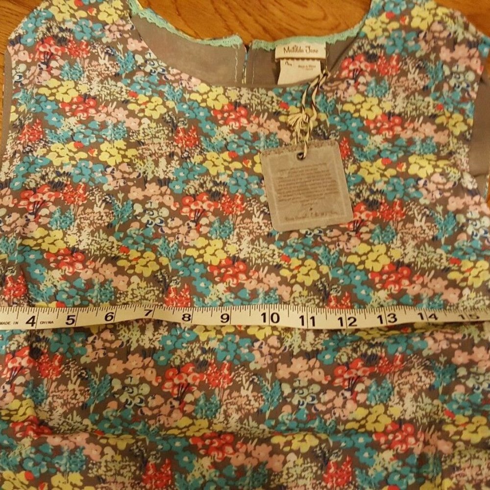 matilda jane womens brown floral dress size 10 new - Picture 5 of 7
